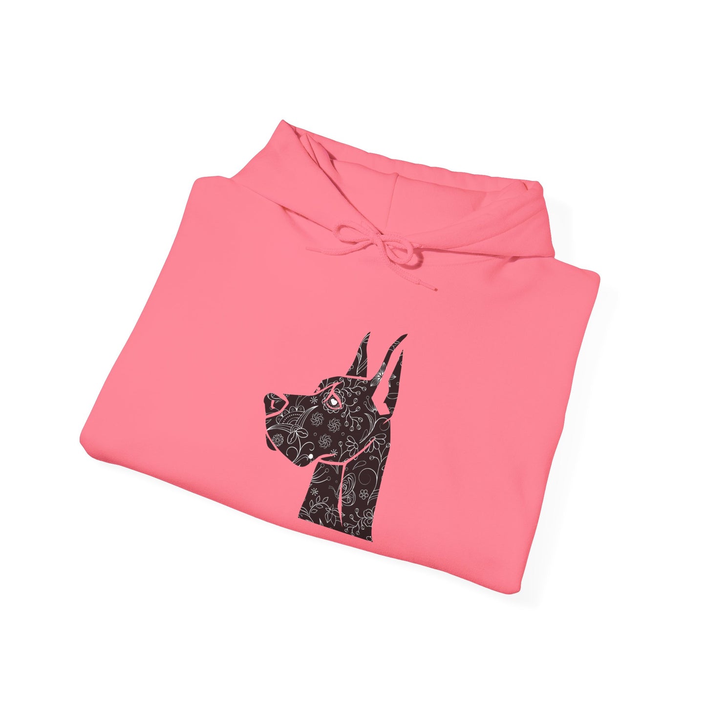 Flower Power Great Dane - Unisex Heavy Blend™ Hooded Sweatshirt
