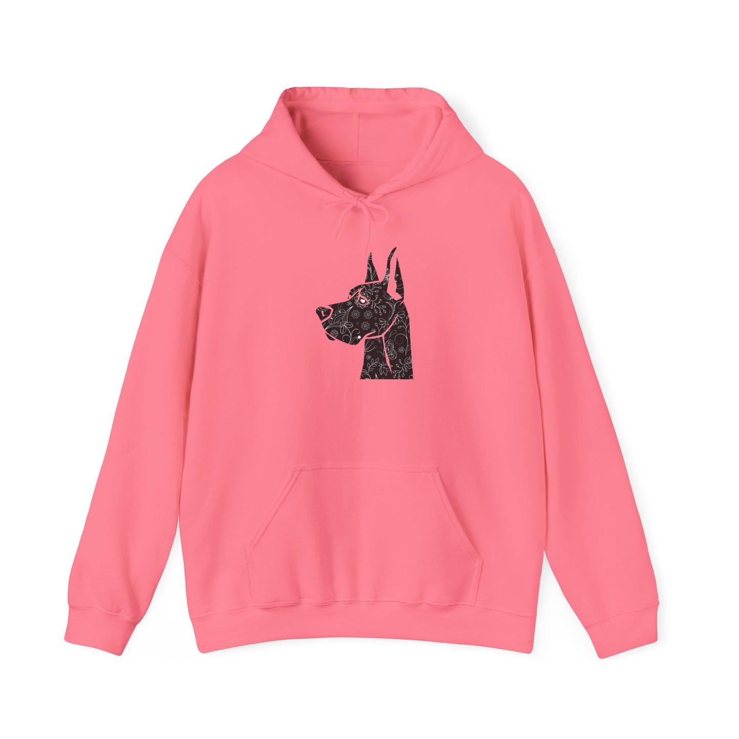 Flower Power Great Dane - Unisex Heavy Blend™ Hooded Sweatshirt
