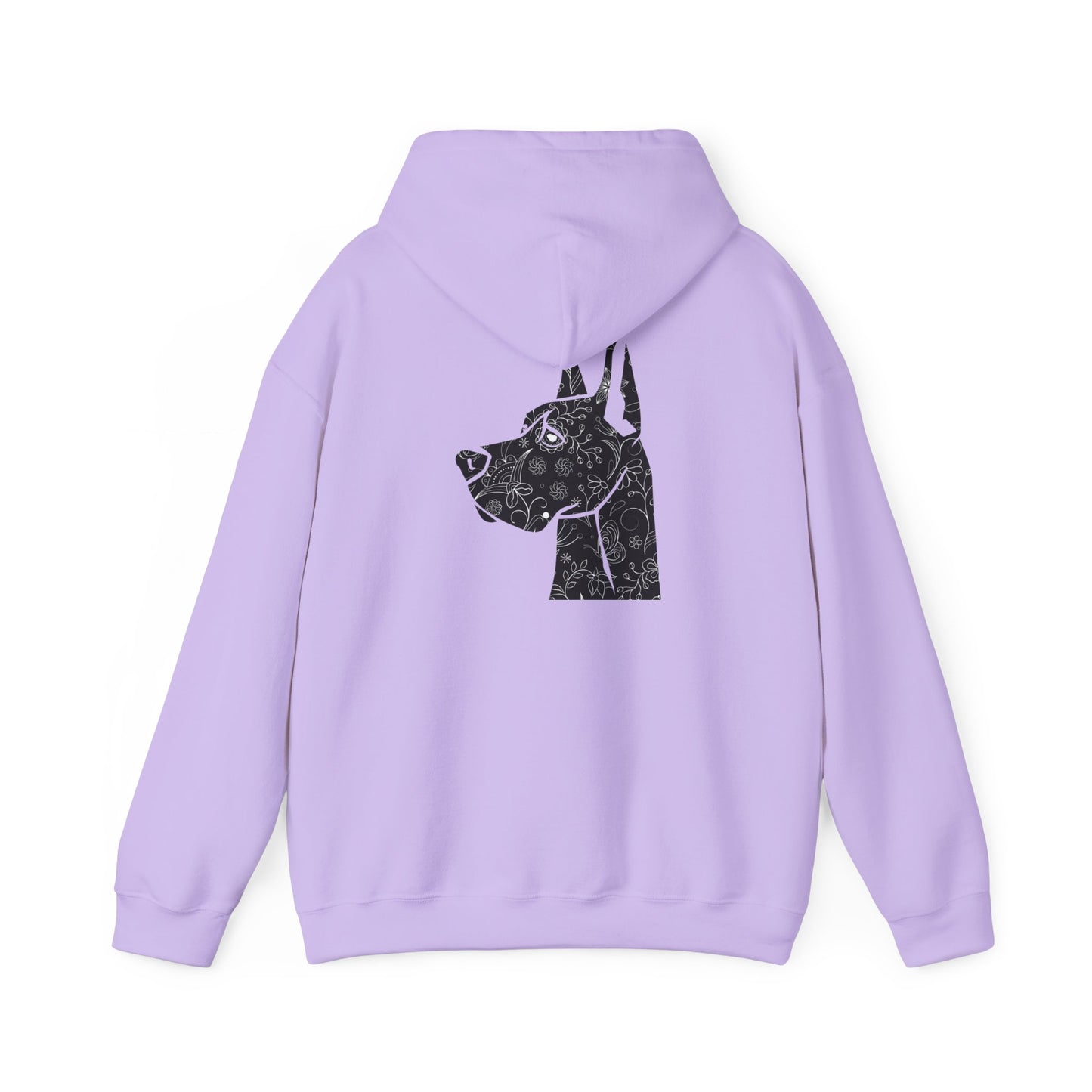 Flower Power Great Dane - Unisex Heavy Blend™ Hooded Sweatshirt
