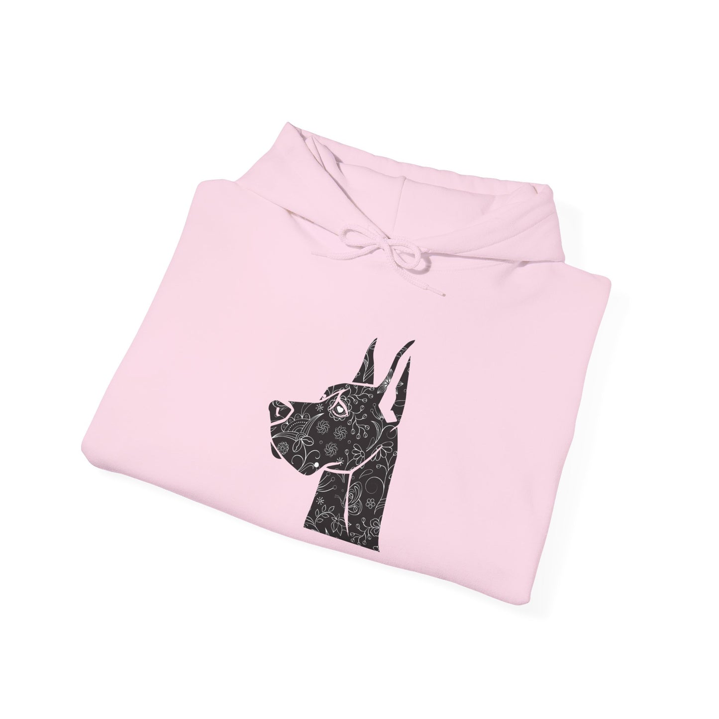 Flower Power Great Dane - Unisex Heavy Blend™ Hooded Sweatshirt