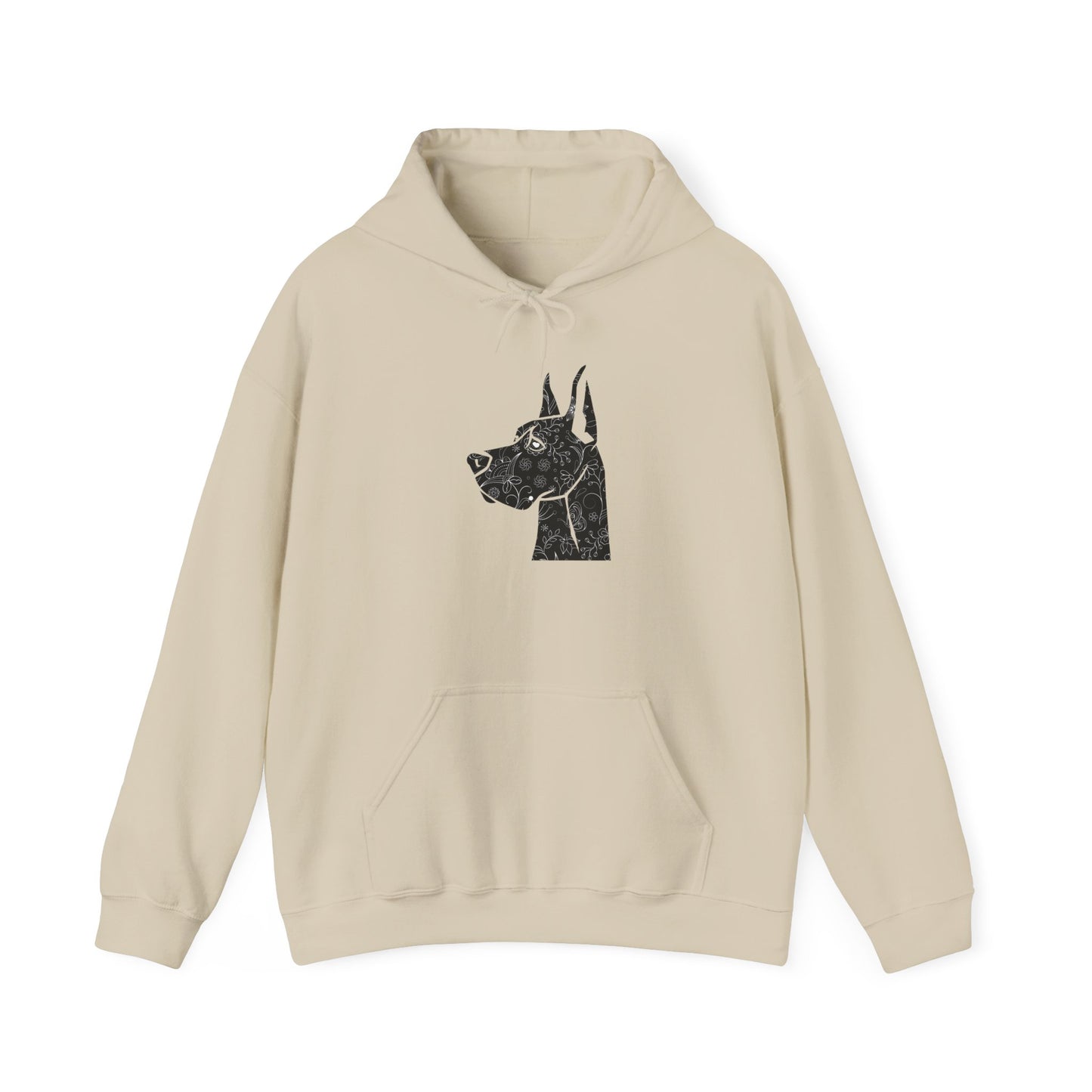 Flower Power Great Dane - Unisex Heavy Blend™ Hooded Sweatshirt
