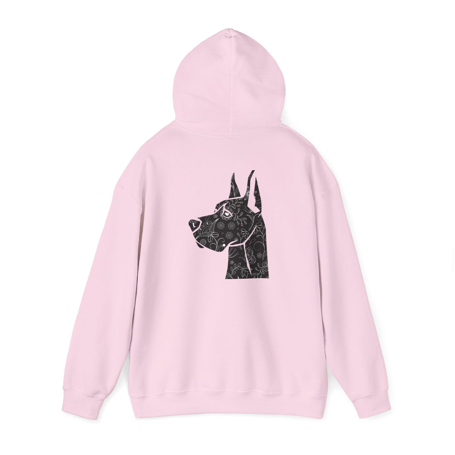Flower Power Great Dane - Unisex Heavy Blend™ Hooded Sweatshirt