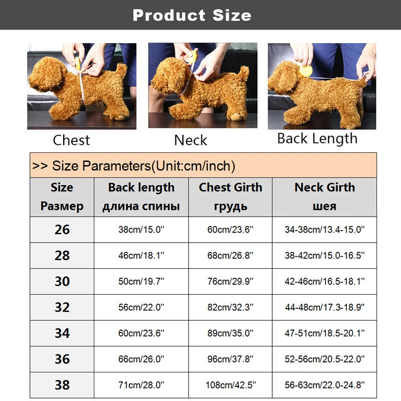 Onesie Pajamas Bodysuit for Big Dogs