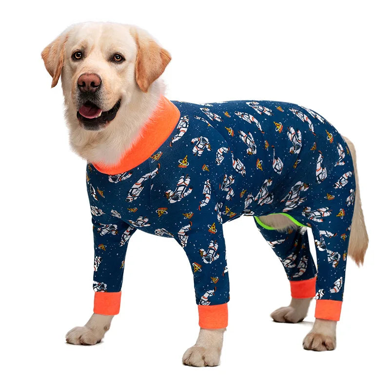 Onesie Pajamas Bodysuit for Big Dogs