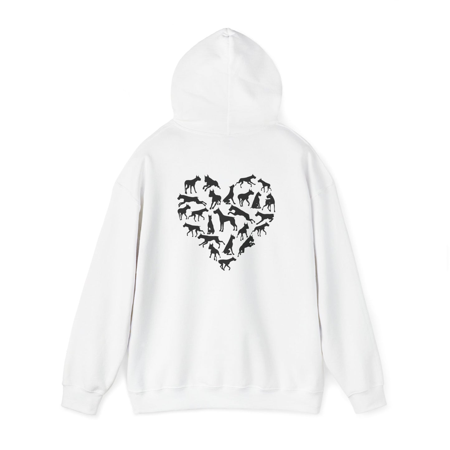 Great Dane Heartbeat Unisex Heavy Blend™ Hooded Sweatshirt