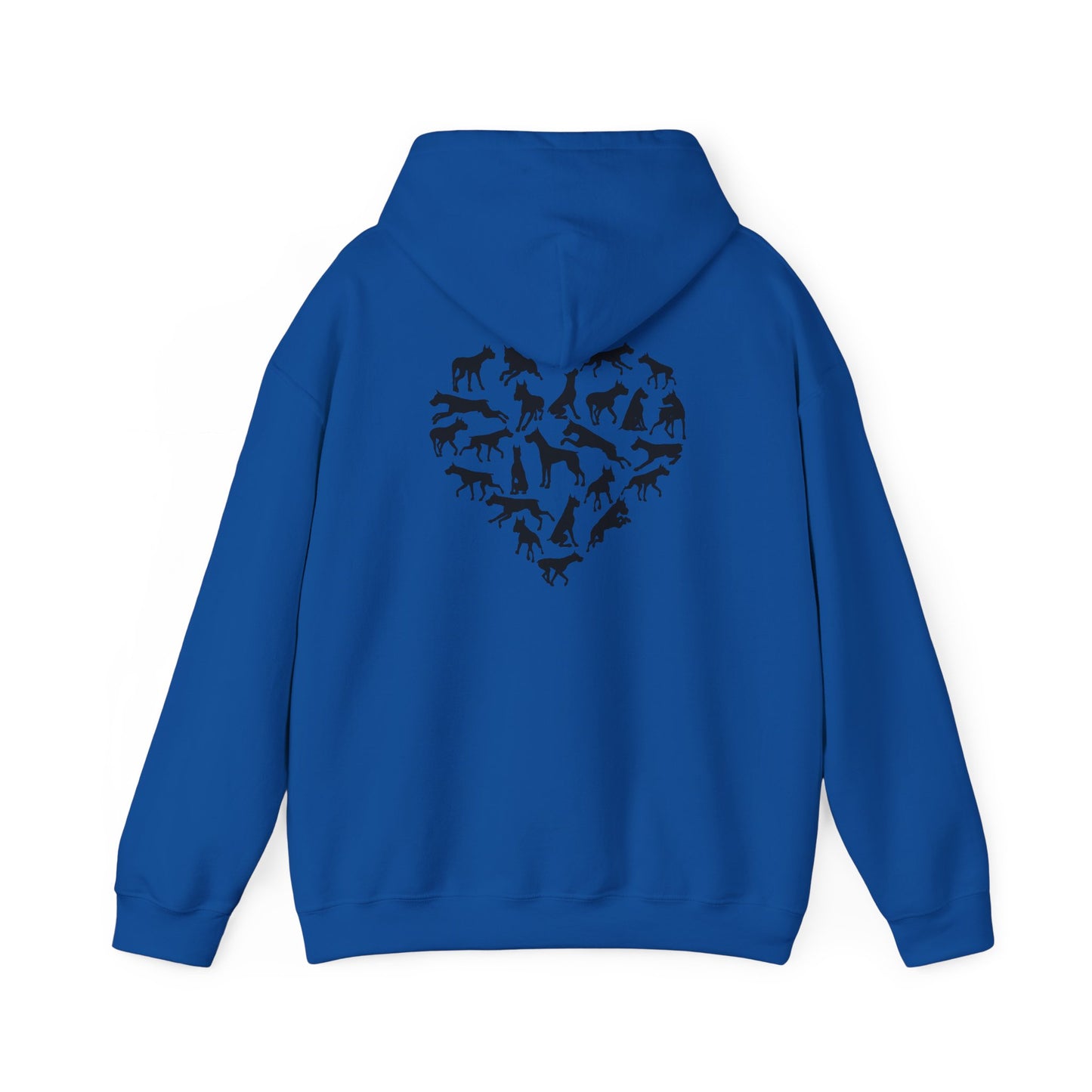 Great Dane Heartbeat Unisex Heavy Blend™ Hooded Sweatshirt