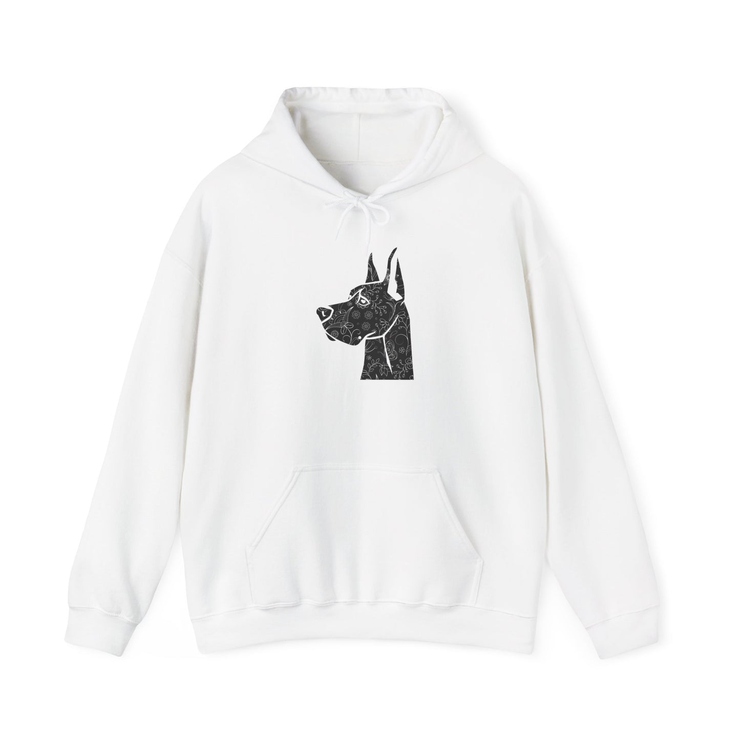 Flower Power Great Dane  - Unisex Heavy Blend™ Hooded Sweatshirt