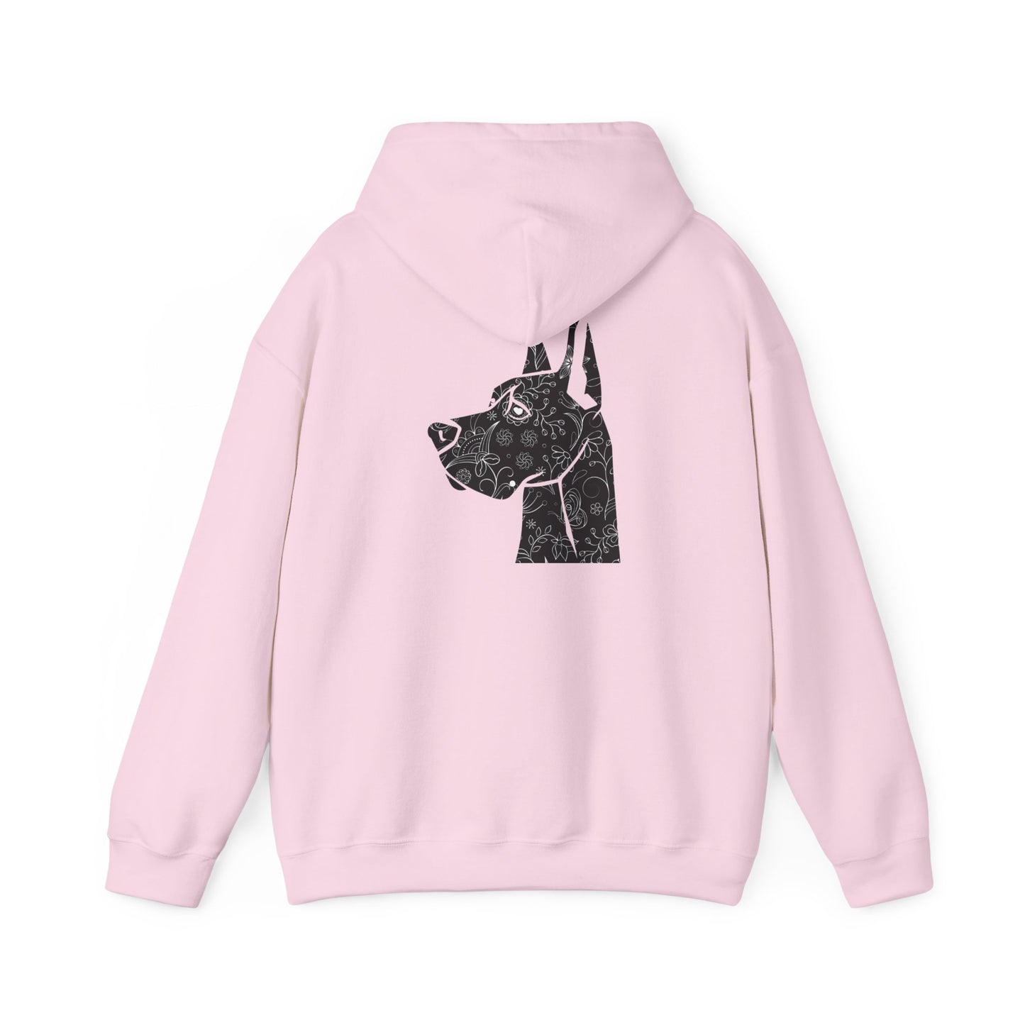 Flower Power Great Dane  - Unisex Heavy Blend™ Hooded Sweatshirt