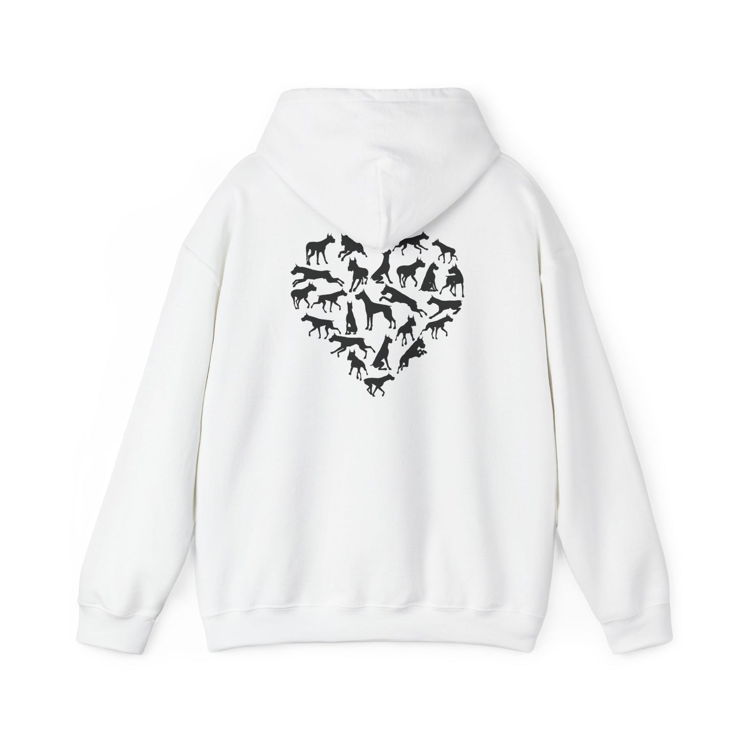 Great Dane Heartbeat Unisex Heavy Blend™ Hooded Sweatshirt