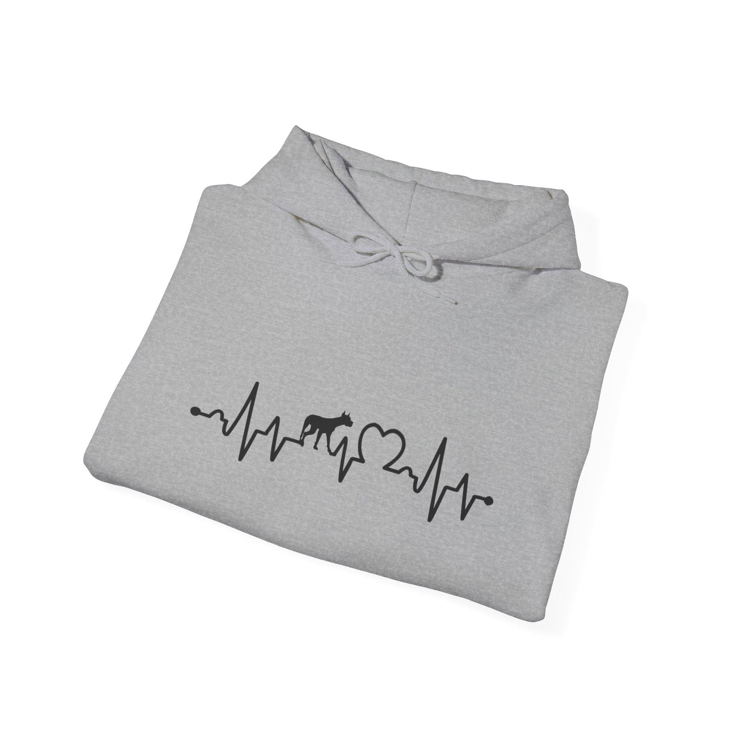 Great Dane Heartbeat Unisex Heavy Blend™ Hooded Sweatshirt