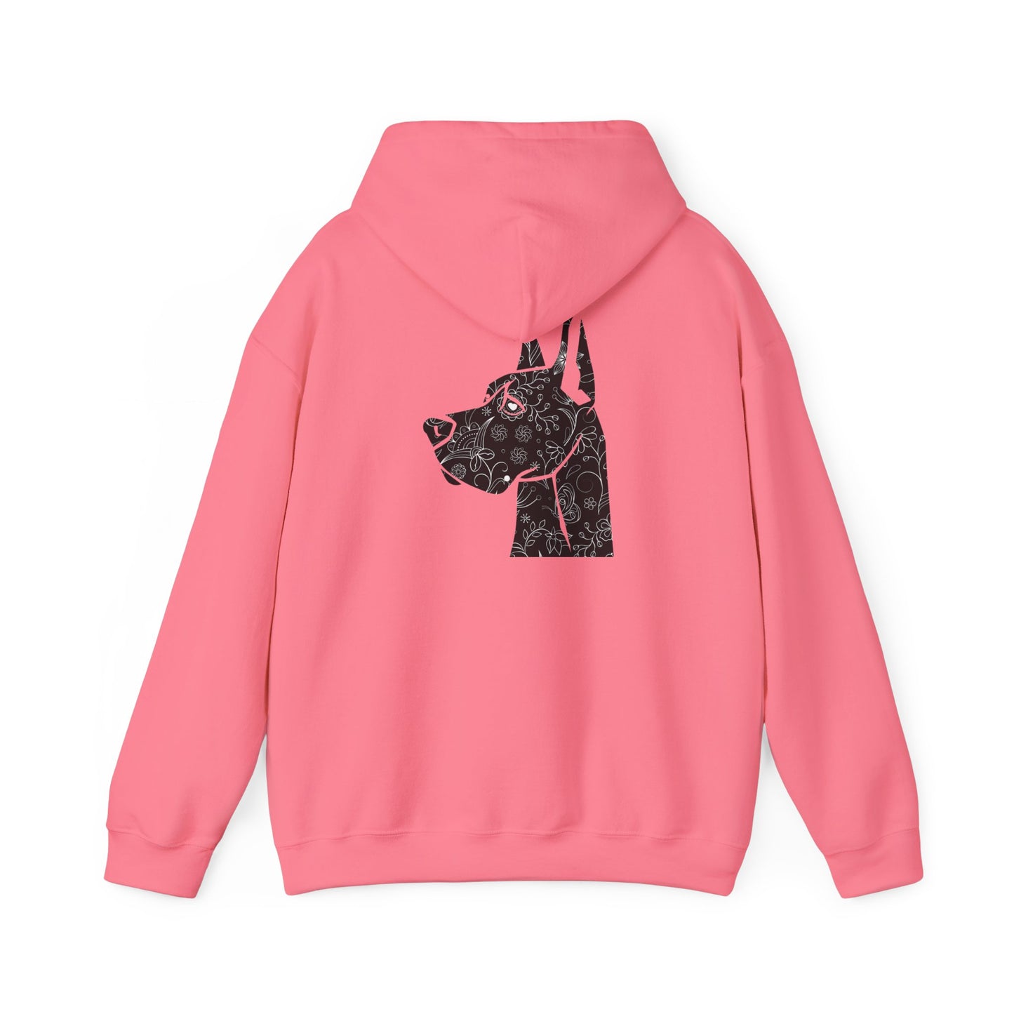 Flower Power Great Dane  - Unisex Heavy Blend™ Hooded Sweatshirt