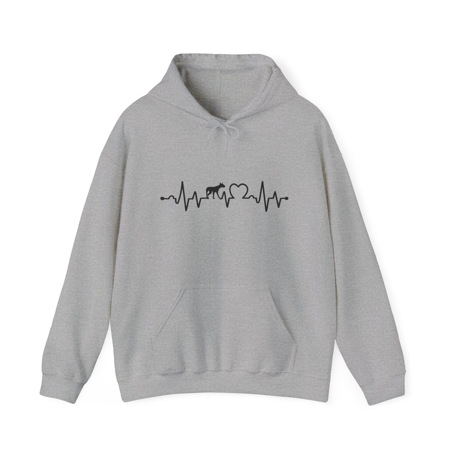 Great Dane Heartbeat Unisex Heavy Blend™ Hooded Sweatshirt