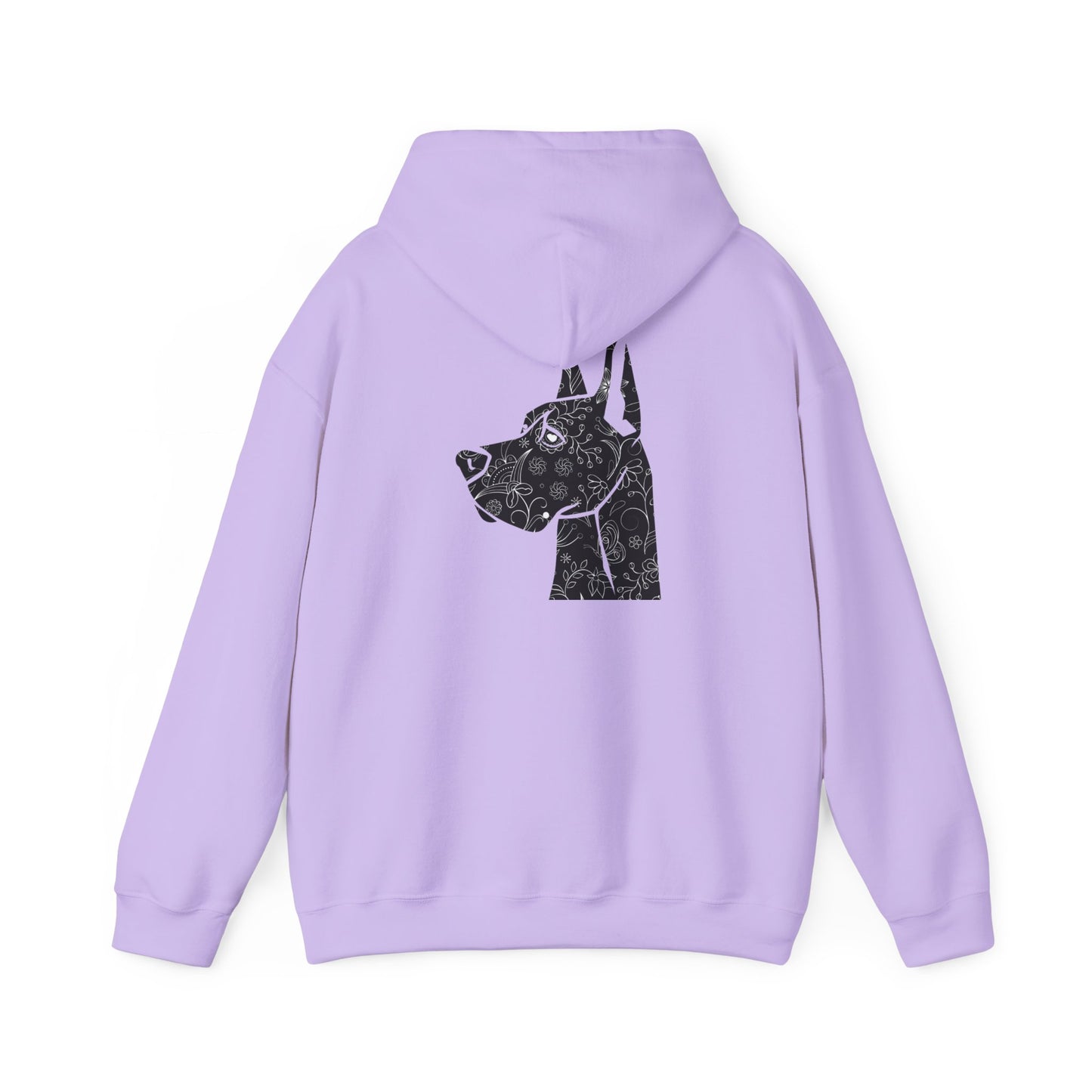 Flower Power Great Dane  - Unisex Heavy Blend™ Hooded Sweatshirt