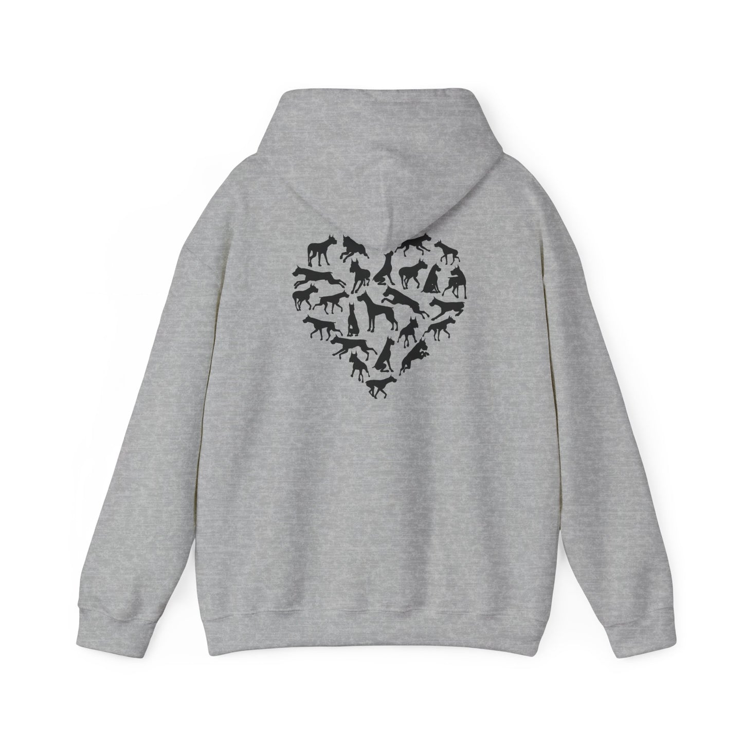 Great Dane Heartbeat Unisex Heavy Blend™ Hooded Sweatshirt