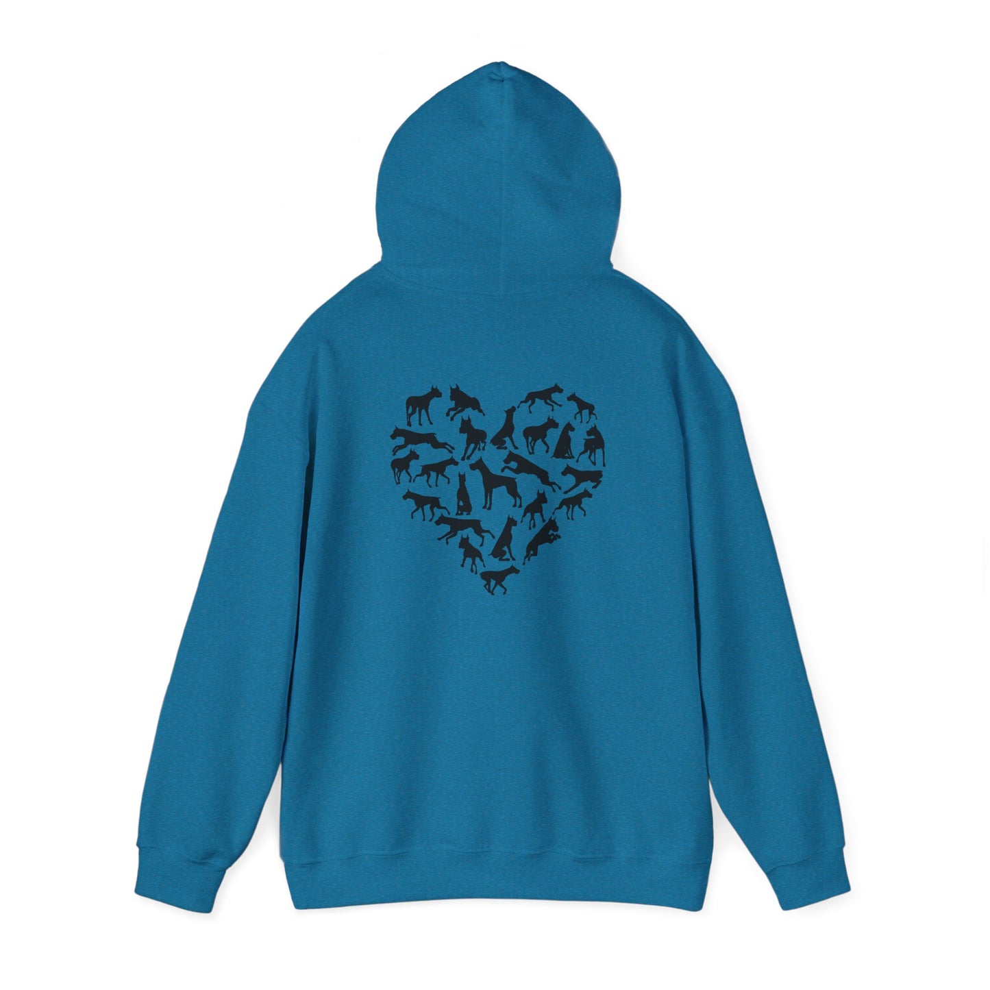 Great Dane Heartbeat Unisex Heavy Blend™ Hooded Sweatshirt