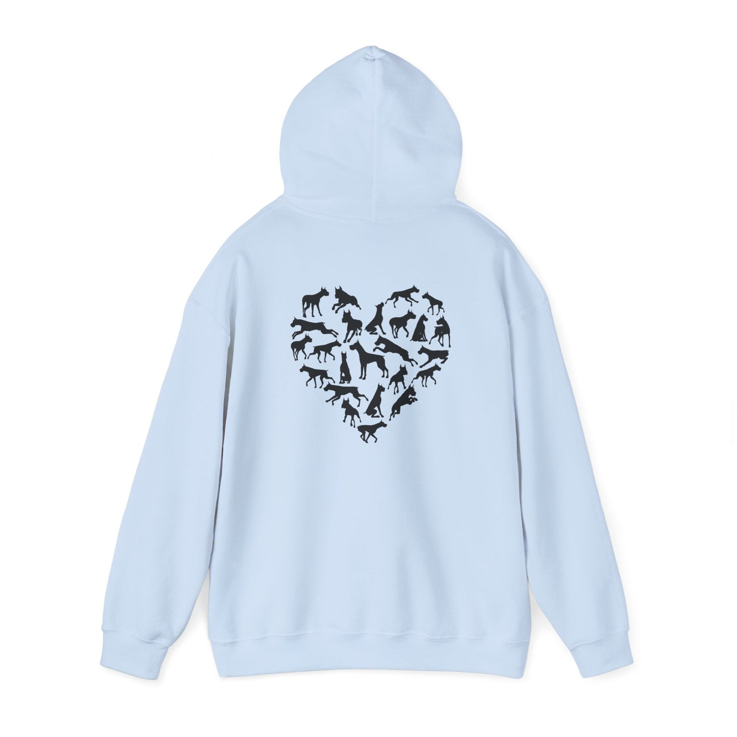 Great Dane Heartbeat Unisex Heavy Blend™ Hooded Sweatshirt