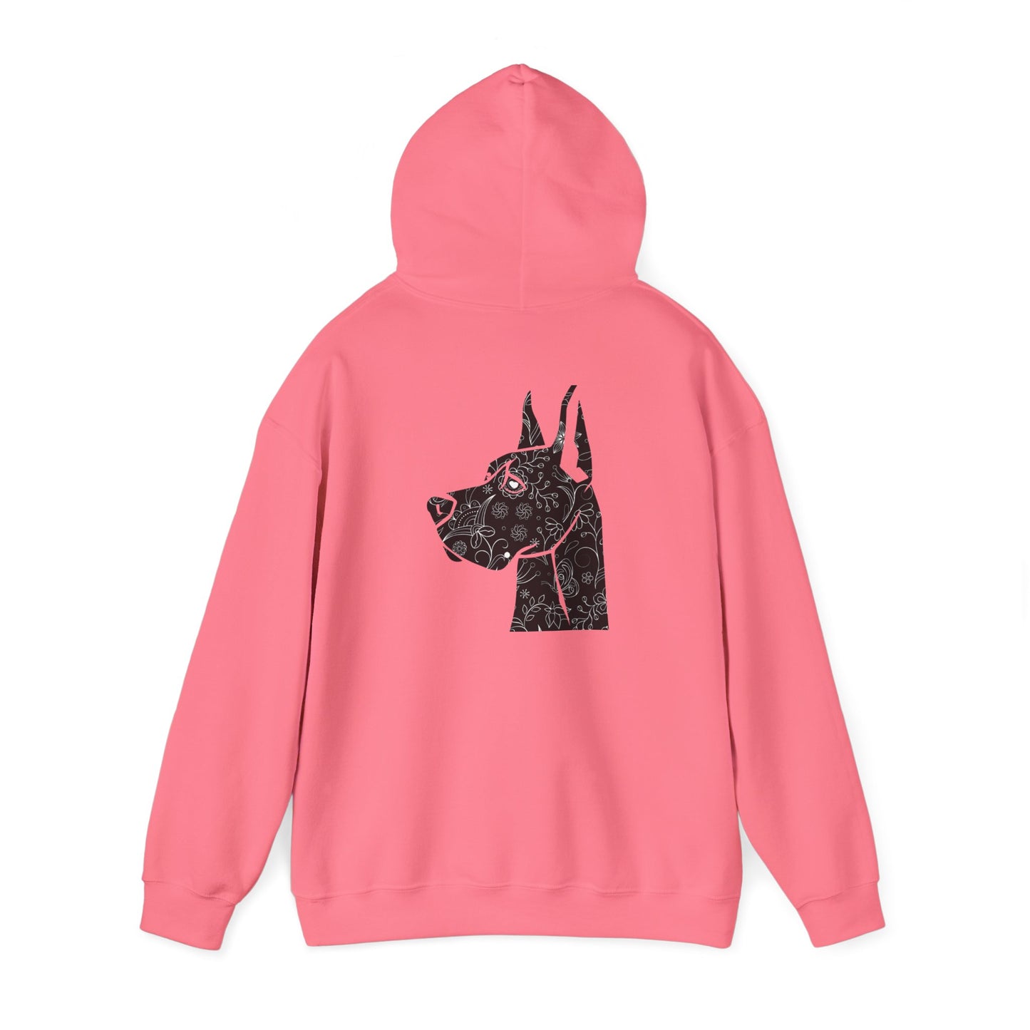 Flower Power Great Dane  - Unisex Heavy Blend™ Hooded Sweatshirt