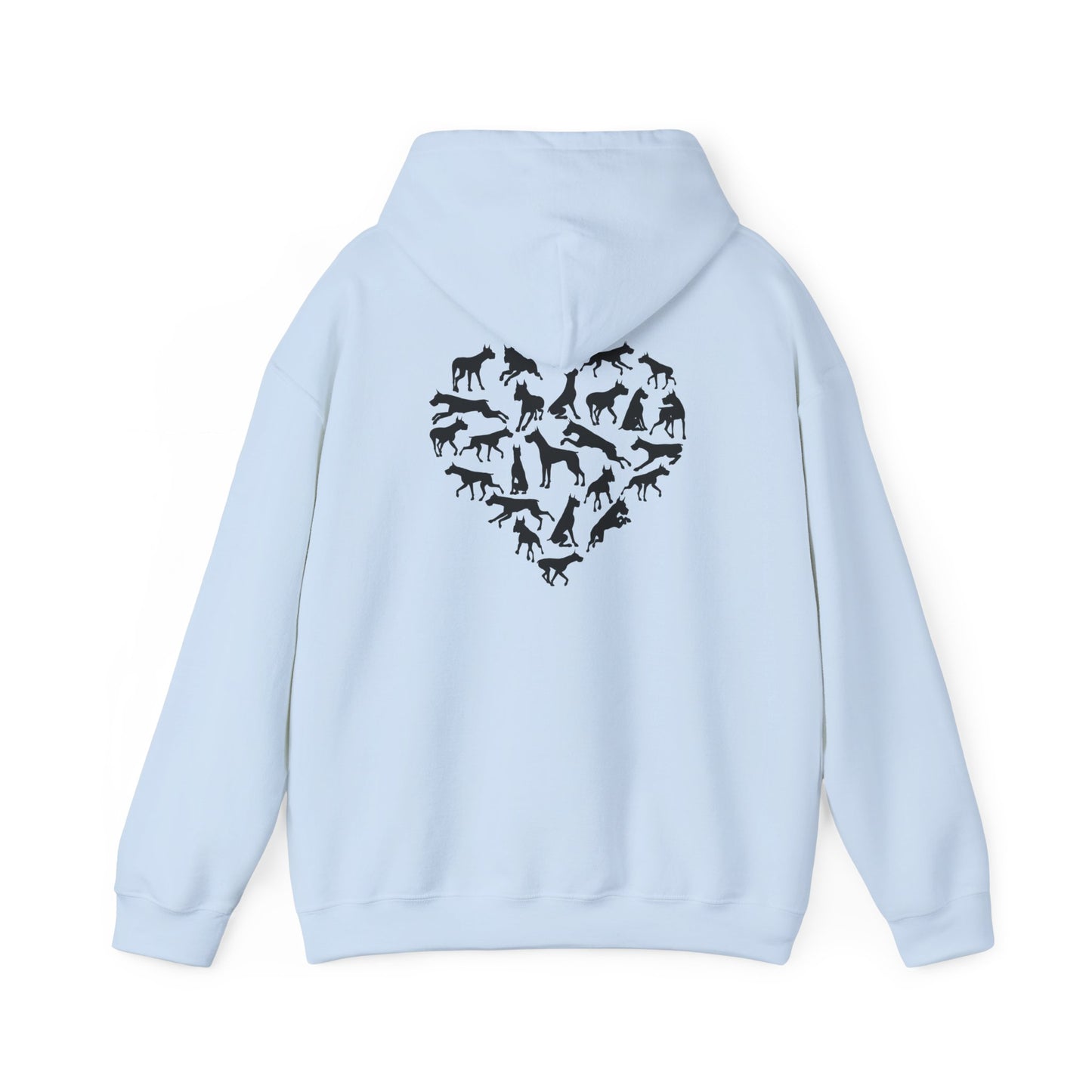 Great Dane Heartbeat Unisex Heavy Blend™ Hooded Sweatshirt