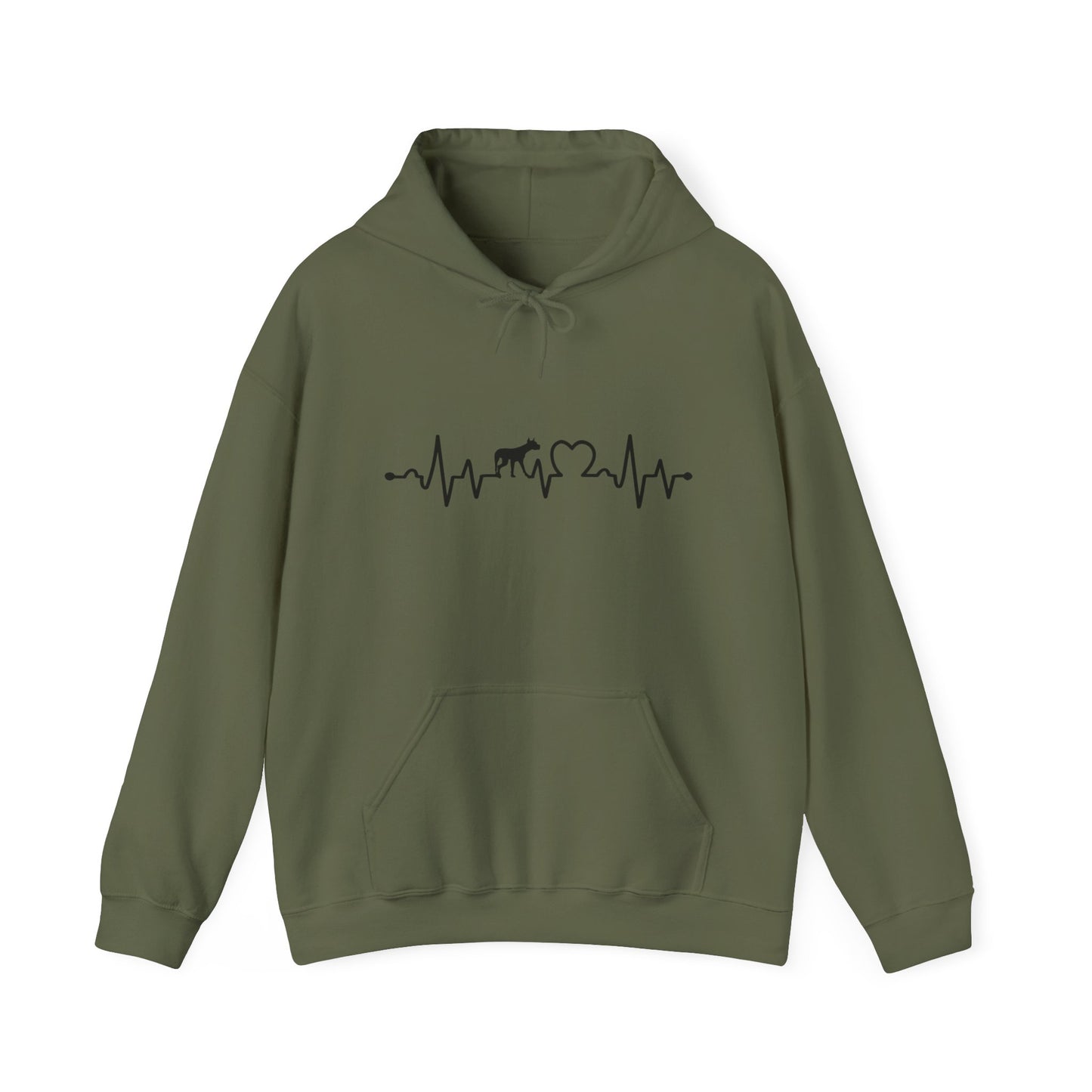 Great Dane Heartbeat Unisex Heavy Blend™ Hooded Sweatshirt