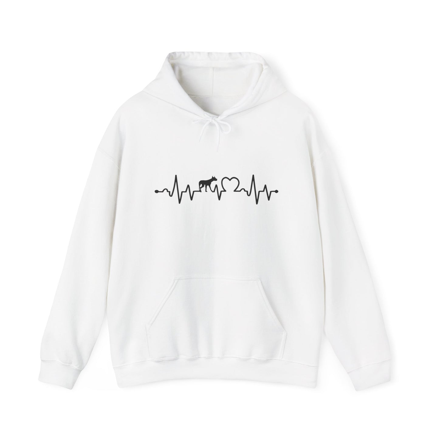 Great Dane Heartbeat Unisex Heavy Blend™ Hooded Sweatshirt