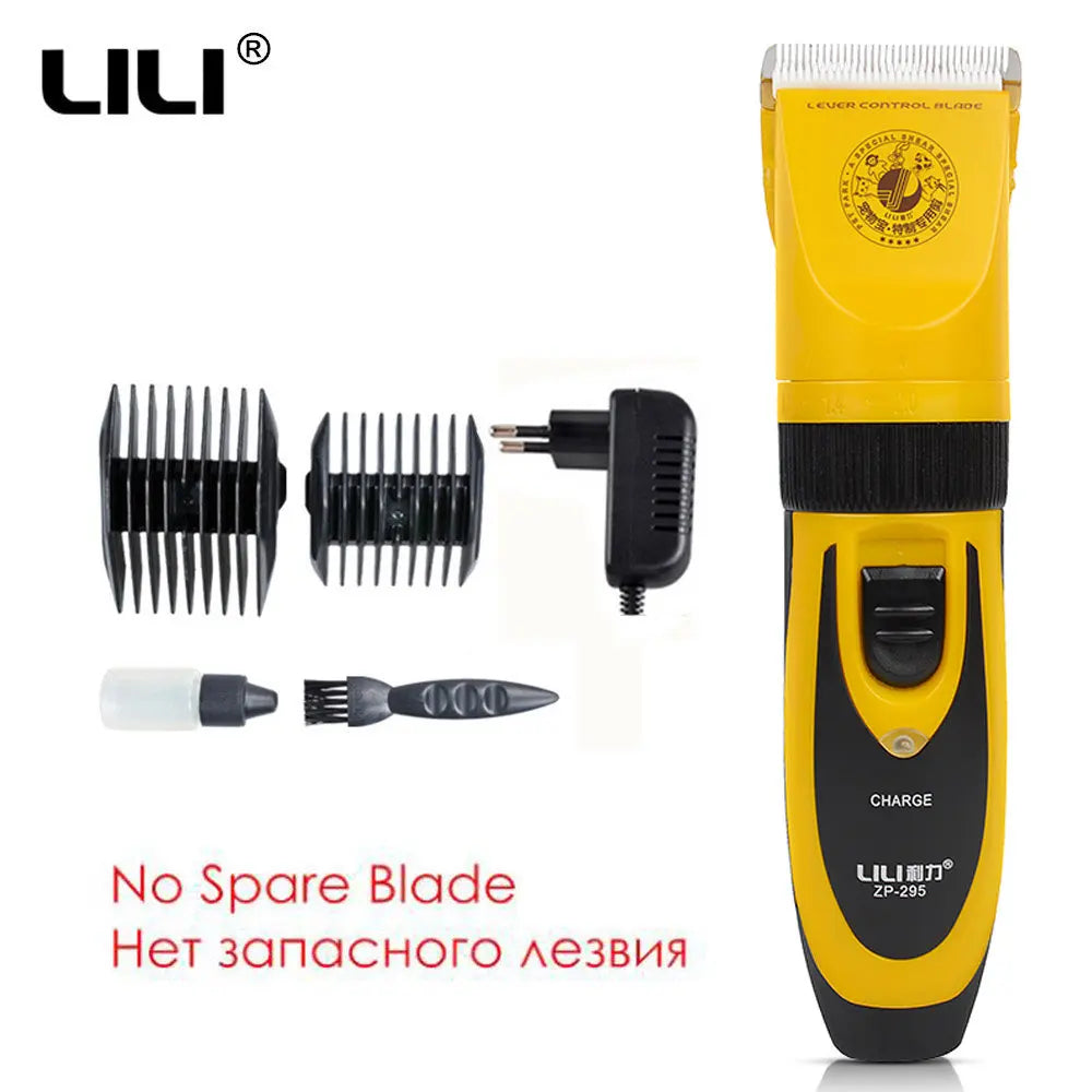 Dog Hair Trimmer - Rechargeable Professional Pet Clippers