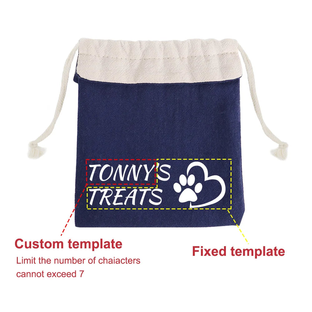 Personalized Portable Dog Food Bag