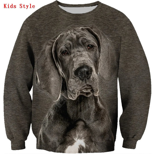 Great Dane Sweatshirt Pullover For Kids