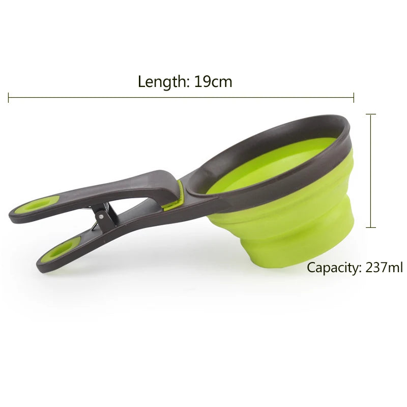 1PC Dog Feeder Bowl Folding Silicone Outfit Portable Travel Bowl For Pet Utensils Small Mudium Dog Bowls Pet Accessories 40