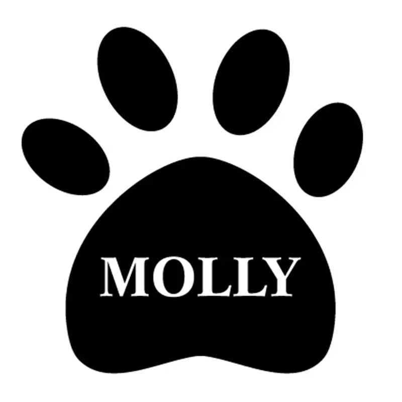 Paw Print Vinyl Decal Stickers