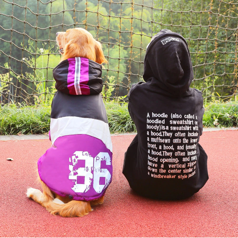 Large Dog Coat Hoodie