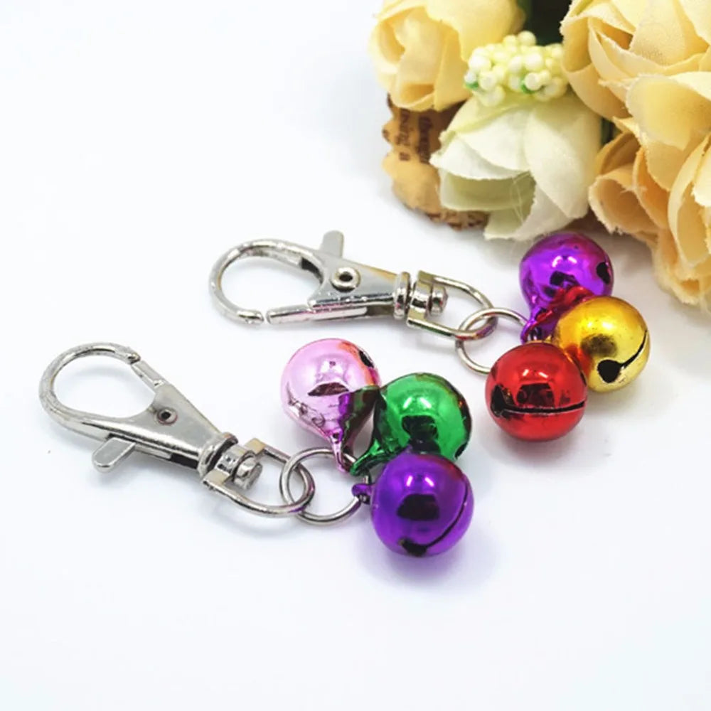 1PCS Pet Dog Cat Collar Bell DIY Accessories For Collar Loud Bell kitten Safety Random