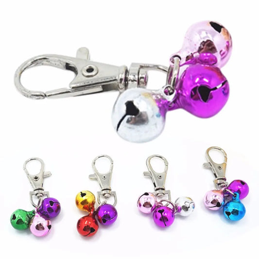 1PCS Pet Dog Cat Collar Bell DIY Accessories For Collar Loud Bell kitten Safety Random