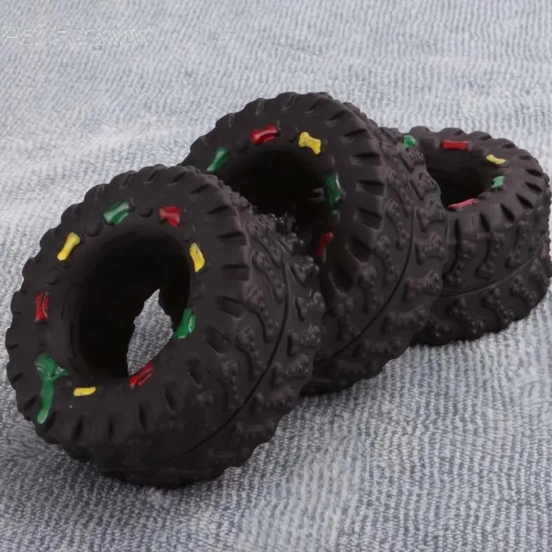 Dog Toy - Mini Elastic Tire Dog Chew