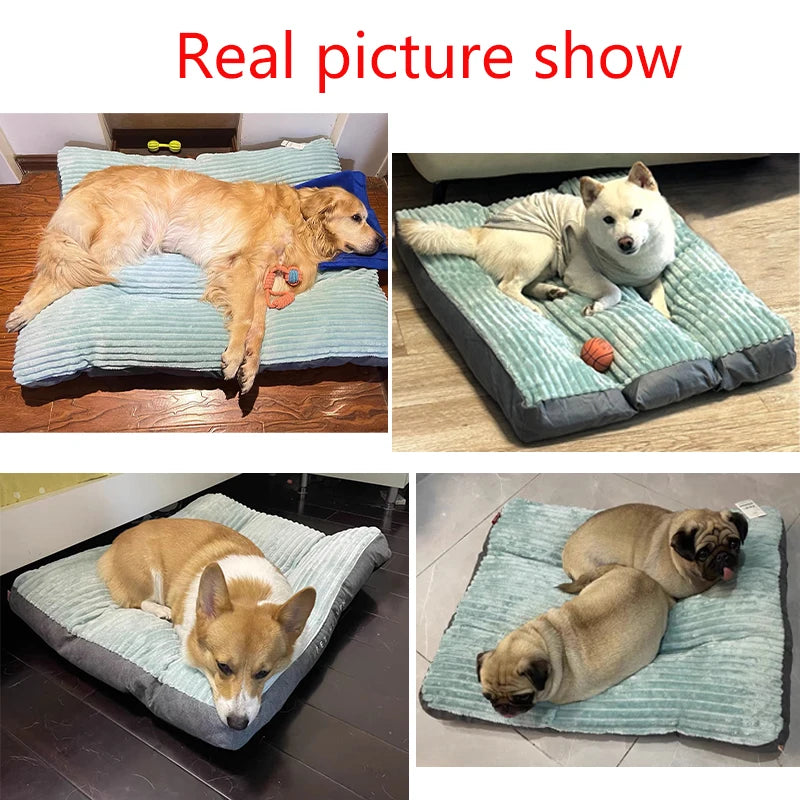 Large Corduroy Dog Bed