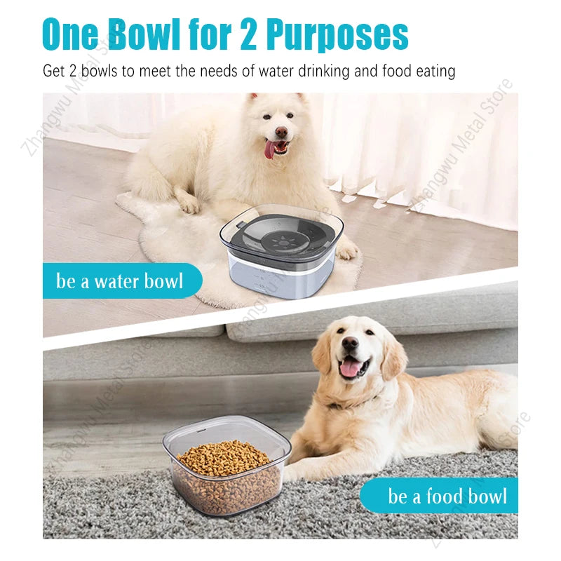 Anti-splash No-Spill Dog Water Bowl