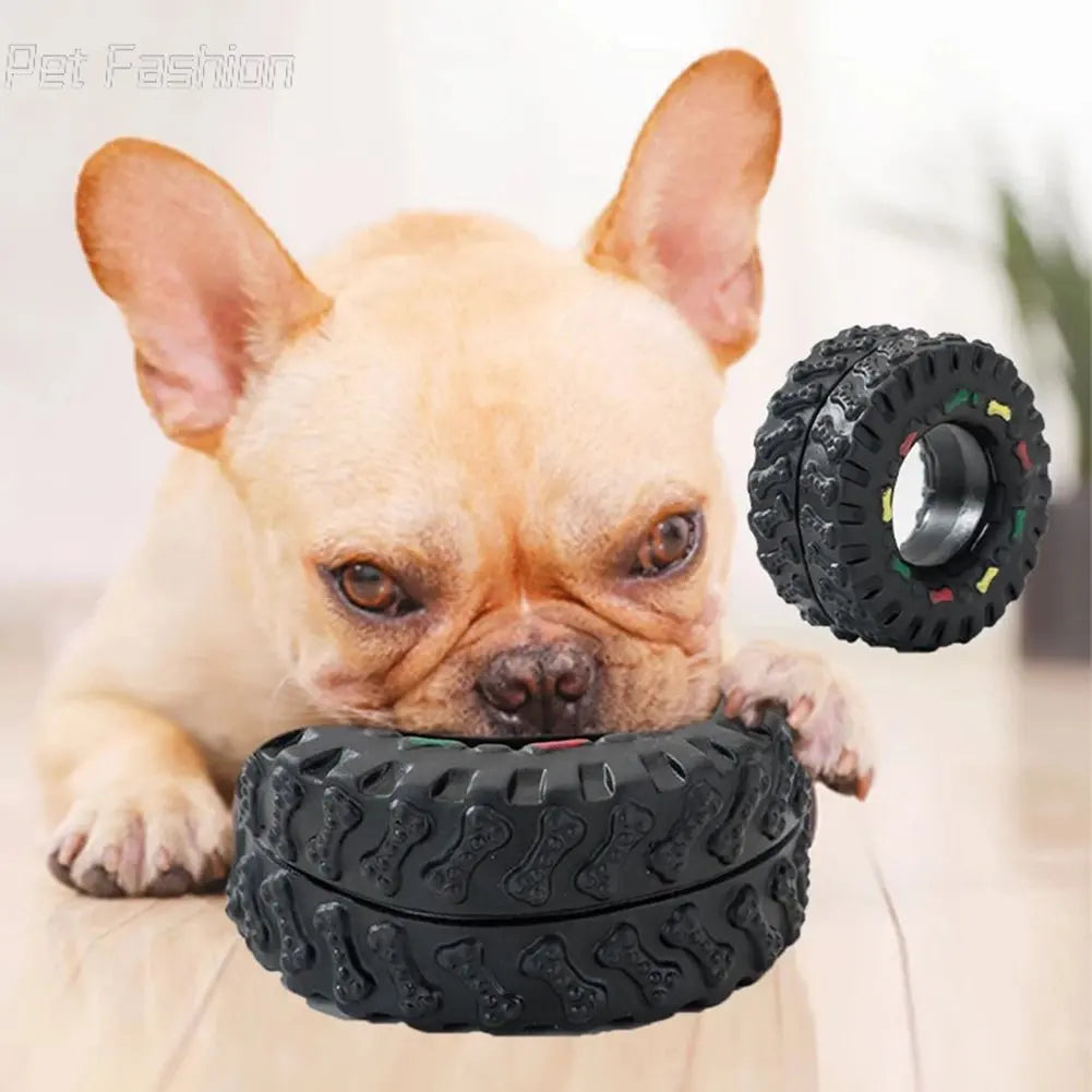 Dog Toy - Mini Elastic Tire Dog Chew