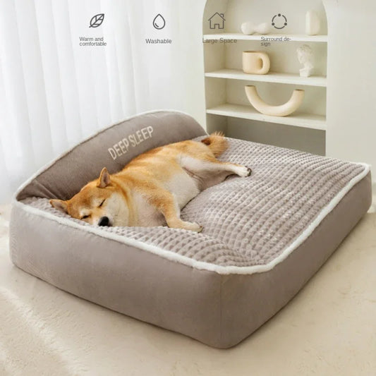 Autumn and Winter New Kennel Medium Large Dog Daikin Hair Nest Warm Thickened Cat Mattress Pet Daily Necessities Accessories